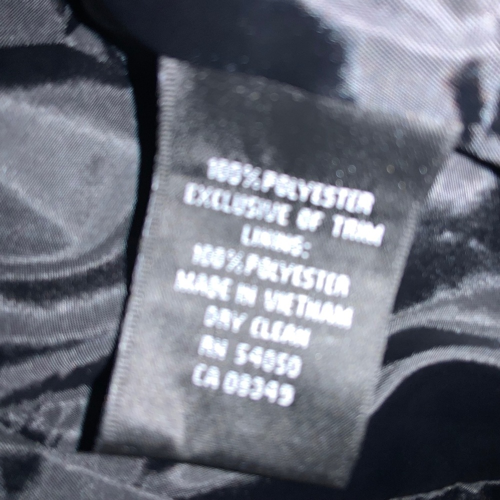 Kasper Single Button Houndstooth Check Blazer Sz … - image 5